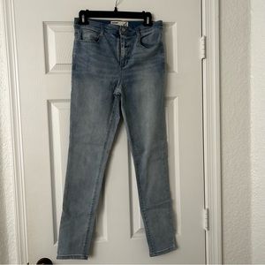 Garage Light Blue Skinny High Rise Jeans